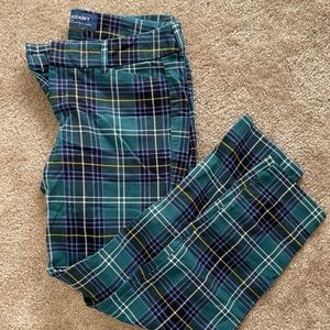 Old Navy plaid pixie capris